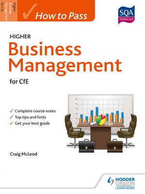 cover image of How to Pass Higher Business Management for CfE